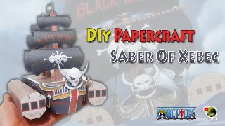 Papercraft Saber of Xebec Cube/Simple - One Piece