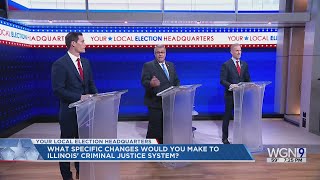 Illinois GOP candidates discuss what changes they would make to the state's criminal justice system