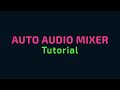 Auto Audio Mixer for After Effects Tutorial