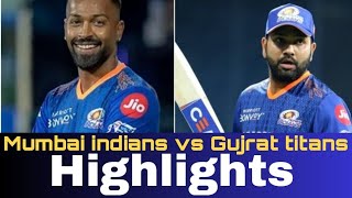 Highlights | Mumbai indians vs Gujrat titans | Match 35 | IPL 2023