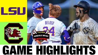 LSU vs South Carolina Highlights [CRAZY GAME] | 2024 SEC Baseball Championships