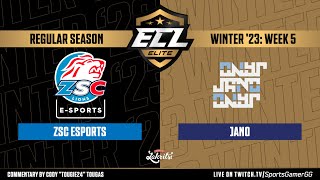 ECL Elite Winter '23 HIGHLIGHTS | ZSC Esports vs. Jano - NHL 23 EASHL 6s Gameplay