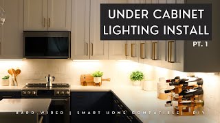 How to install under cabinet lighting (hardwire)