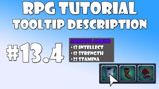 #13.4 Unity RPG Tutorial - Tooltip Description