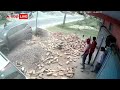 tata punch breaking wall in full speed accident strong 5 star safety