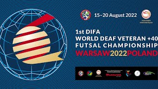 OPENING CEREMONY 2022 DIFA World Deaf Veteran +40 Futsal Championship