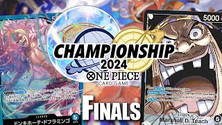 [OP09 FINALS] OP09 Blackbeard vs. OP01 Doflamingo || Fukuoka Wave 2 || One Piece Trading Card Game