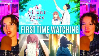 REACTING to *A Silent Voice* SO EMOTIONAL!! (First Time Watching) Anime Movies