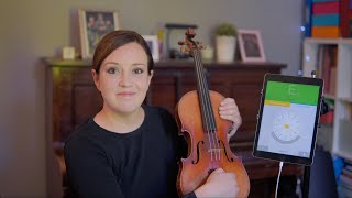 How to tune your violin with a tuning app (Beginner)