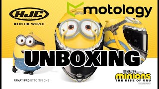 UNBOXING THE HJC RPHA 11 OTTO MINION AND ALIENS AT MOTOLOGY | STERSYD MOTOVLOG