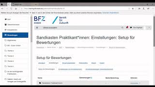 Tutorial Bewertung auf Moodle