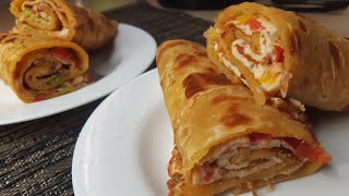 HOW TO COOK CHAPATI MAYAI/ ROLEX/ TASTY CHAPATI MAYAI/ BREAKFAST IDEA