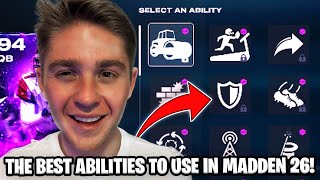 THE BEST ABILITIES AND X - FACTORS TO USE ON YOUR TEAM TODAY IN MADDEN 26! (UPDATE!)