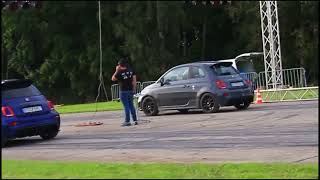 2x fiat 500 auf einen GERMAN RACE WARS