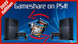 How to GAME SHARE on PS4! (EASY) (2022) | SCG