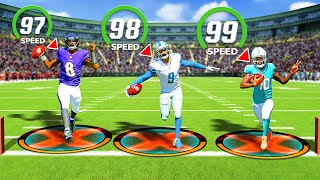 Scoring a 99 Yard Touchdown with EVERY Team's FASTEST Player!