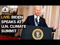 LIVE: President Biden addresses delegates at COP26 climate summit— 11/1/2021