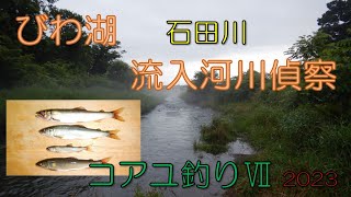 20230630 びわ湖流入河川コアユ偵察