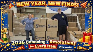 🎉 New Year, New Finds! 2026 Unboxing + Resolutions for Every Item (With Noah)