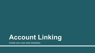 Account Linking | Part - 31 | Create custom Alexa skill using AWS Lambda function