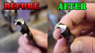 Sharpen Drill Bits FAST Without Expensive Jig