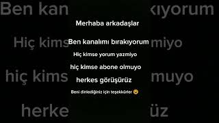 herkes teşekkürler Ama ben gidip 🥺