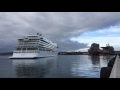 Viking Sky maiden call at Lerwick Harbour