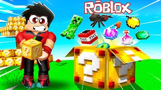 MİNECRAFT LUCKY BLOCK AMA ROBLOX 'TA 😲