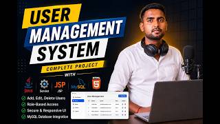 User Management System Project in Java Servlet, JSP, and MySQL ,HTML | Full Tutorial || #java #ml