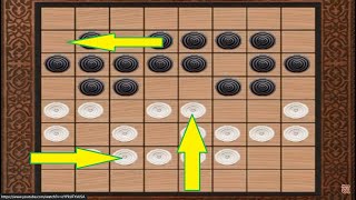 Dama Taktikleri Dersi-5 / Turkish Draughts Tactics -5