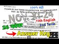 26 November, 11th English 2nd Term Answer Key 2024| 11th English Second Terminal Answer Key 2024