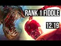 FIDDLESTICKS vs LEE SIN (JNG) | Rank 1 Fiddle, 3/0/8, 3.0M mastery | TR Grandmaster | 12.19