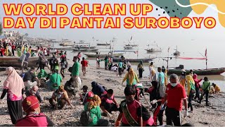 MASSA AKSI BERSIH-BERSIH PANTAI SURABAYA SAMBUT WORLD CLEAN UP DAY 2022