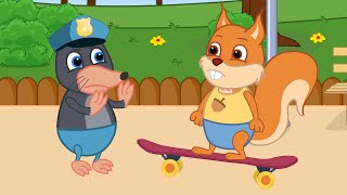 Bridie Squirrel in English - Don't Worry, Be Happy! - Cartoon for Kids