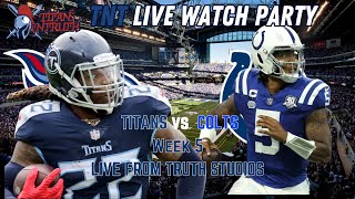 TNT LIVE: Tennessee Titans vs Indianapolis Colts Week 5