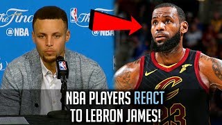 NBA Players REACT To LeBron James' 8th STRAIGHT FINALS!