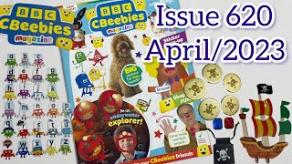 Cbeebies magazine, issue 620, April/2023, with 2 special surprise gifts 🔤⛵️