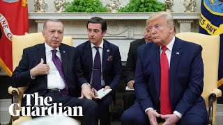 Trump and Erdoğan hold news conference at White House – watch live