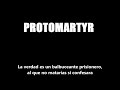 protomartyr half sister subtitulada en español