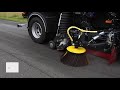 Bucher MaxPowa V65 street sweeper - in action sweeping