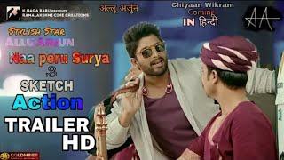 Naa peru Surya hindi - Action Trailer 2 (2018) Allu arjun & Chiyaan vikram
