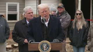 Donald Trump promises 'rapid reconstruction' in North Carolina after historic Helene flooding