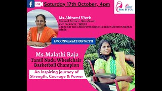 ShreeNaari She is You- Special Episode with Ms.Malathi Raja,Wheelchair Basketball Champion