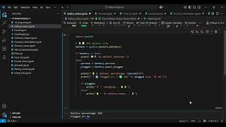 Check Your Laptop Battery Status Using Python | Simple psutil Script 🔋⚡