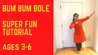 Bum Bum Bole Kids Dance | Super Fun Tutorial | Ages 3-6