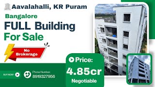 🏠 KR పురంలో అమ్మకానికి పూర్తి అపార్ట్‌మెంట్ | 10 యూనిట్లు, ₹2.7L అద్దె ఆదాయం | బెంగళూరు రియల్ ఎస్టేట్ 🌟