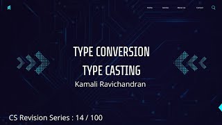 14. Type conversion in Python | Type casting | Explicit/Implicit | Class 12 Computer science Exam