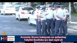 Armenia: Kooxo hubeysan oo qafaashay Taliyihii Booliiska