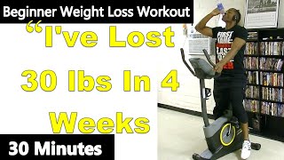 Stationary Bike Workout for Beginners to Lose Weight 👉 LEVEL 2, 30 Minutes