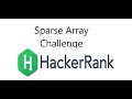 Hackerrank Challenge || Sparse array problem